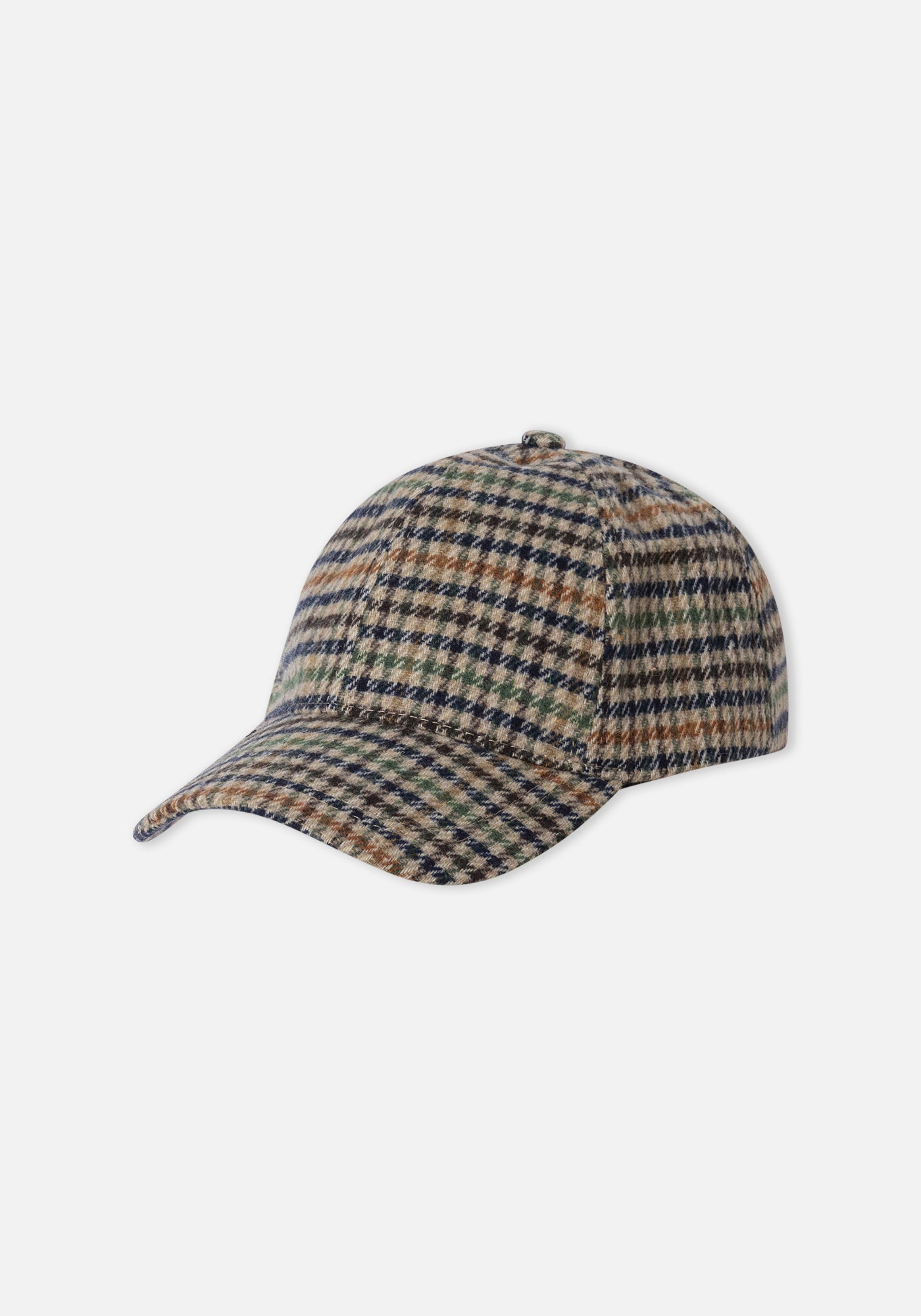 Beige Tweed Cap