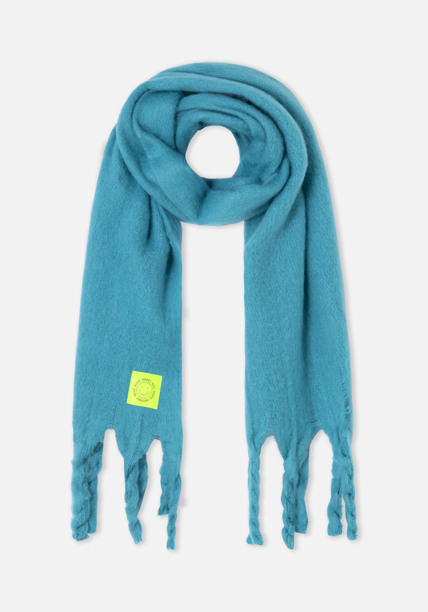 Cozy Turquoise Scarf