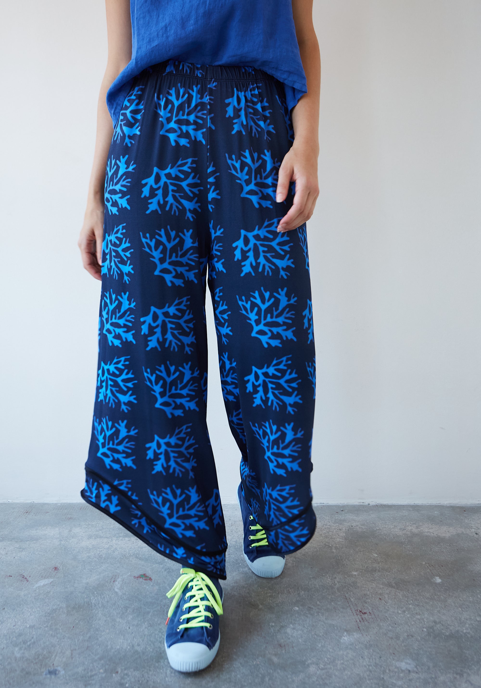 Dune Coral Blue Pants