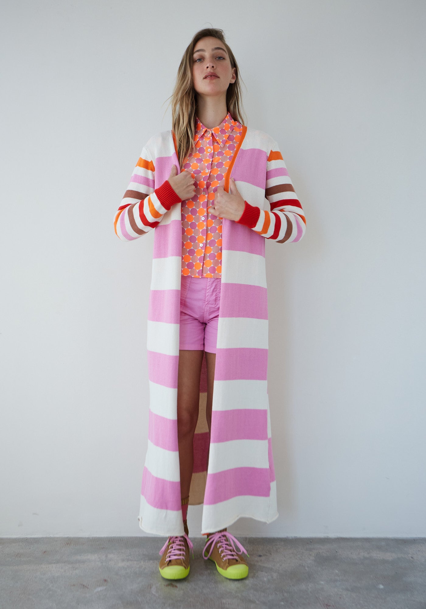 Pink Hula Hoop Cardigan