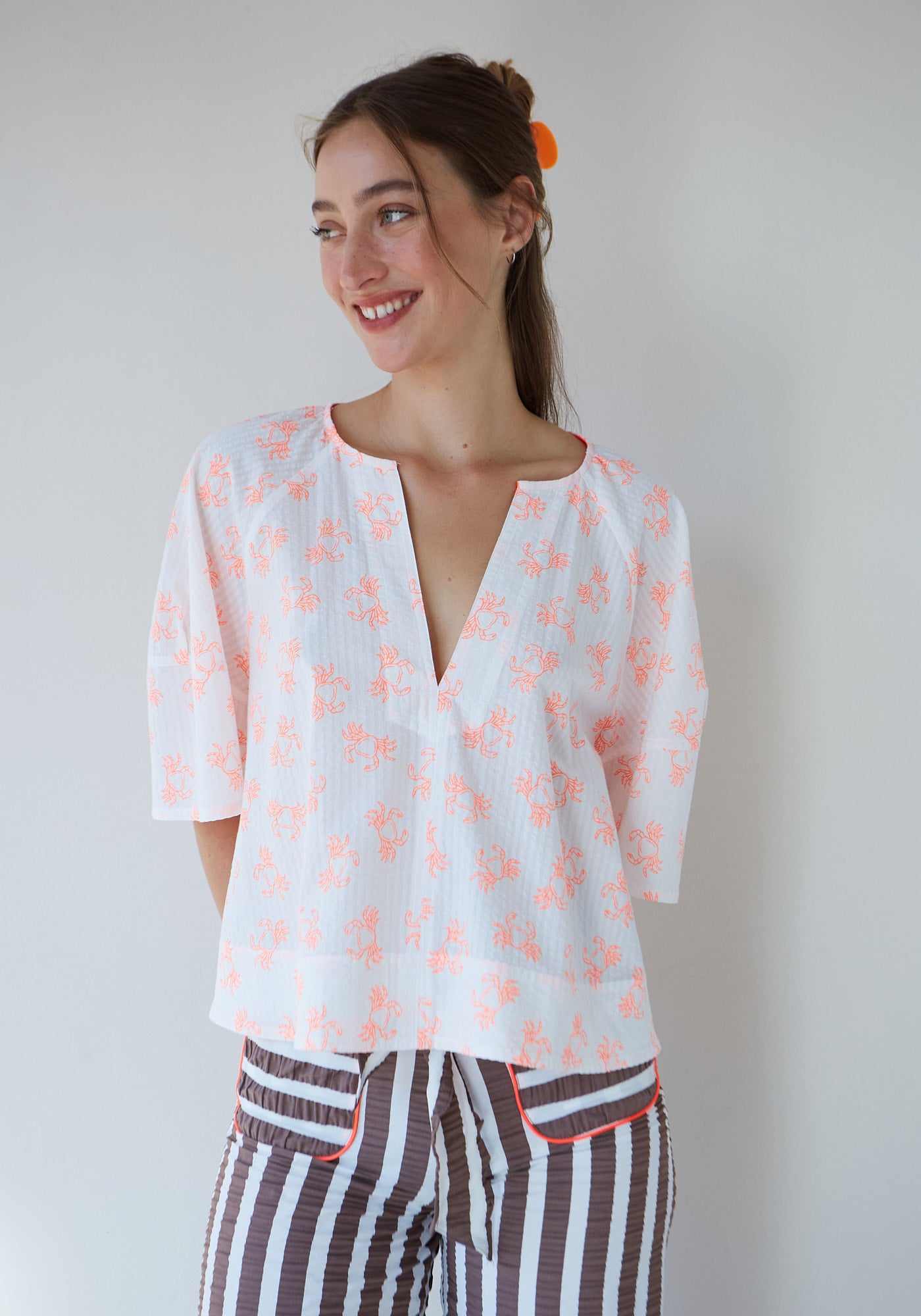 Neon Crabs Soplo Blouse