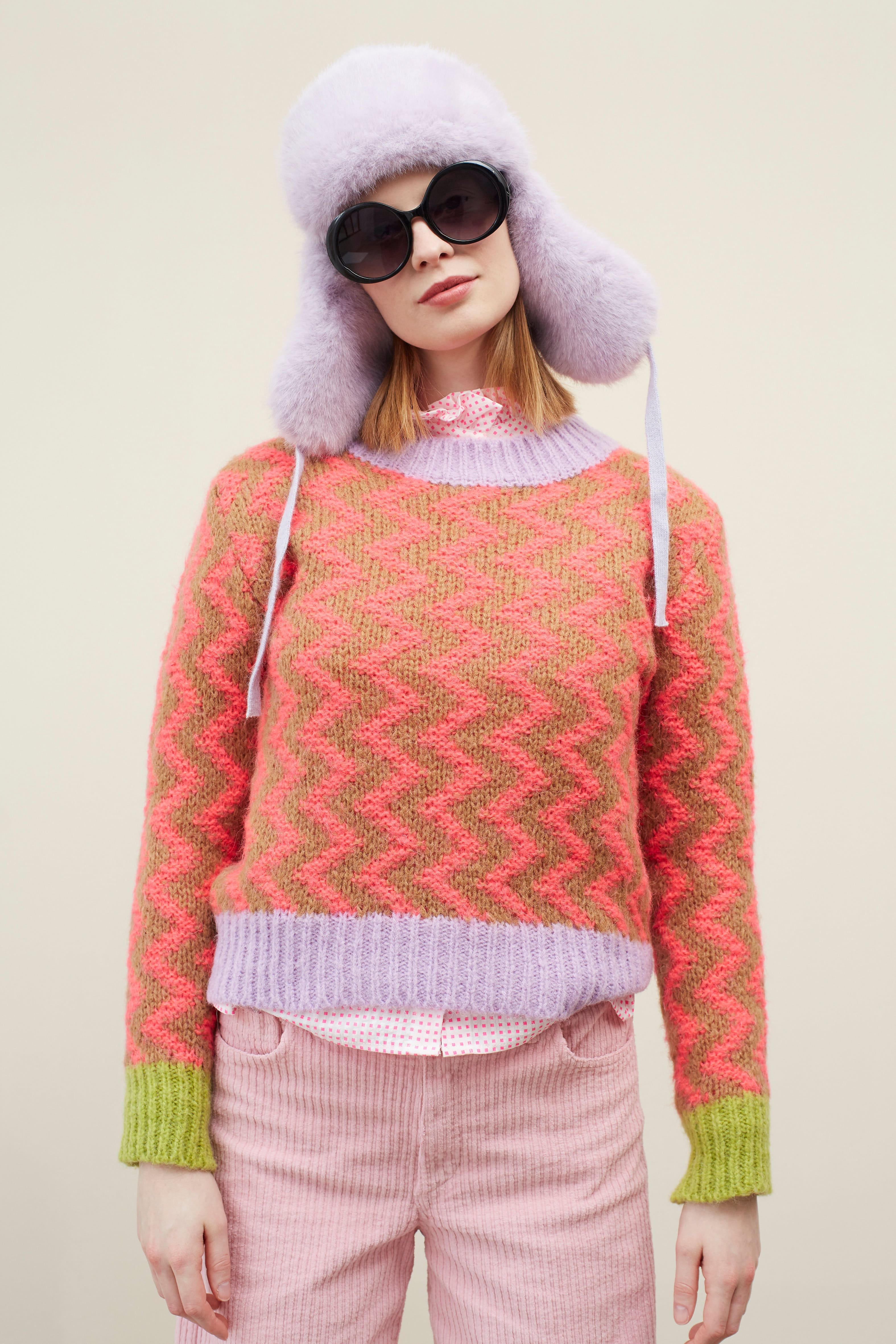Coral Coqueteo Sweater