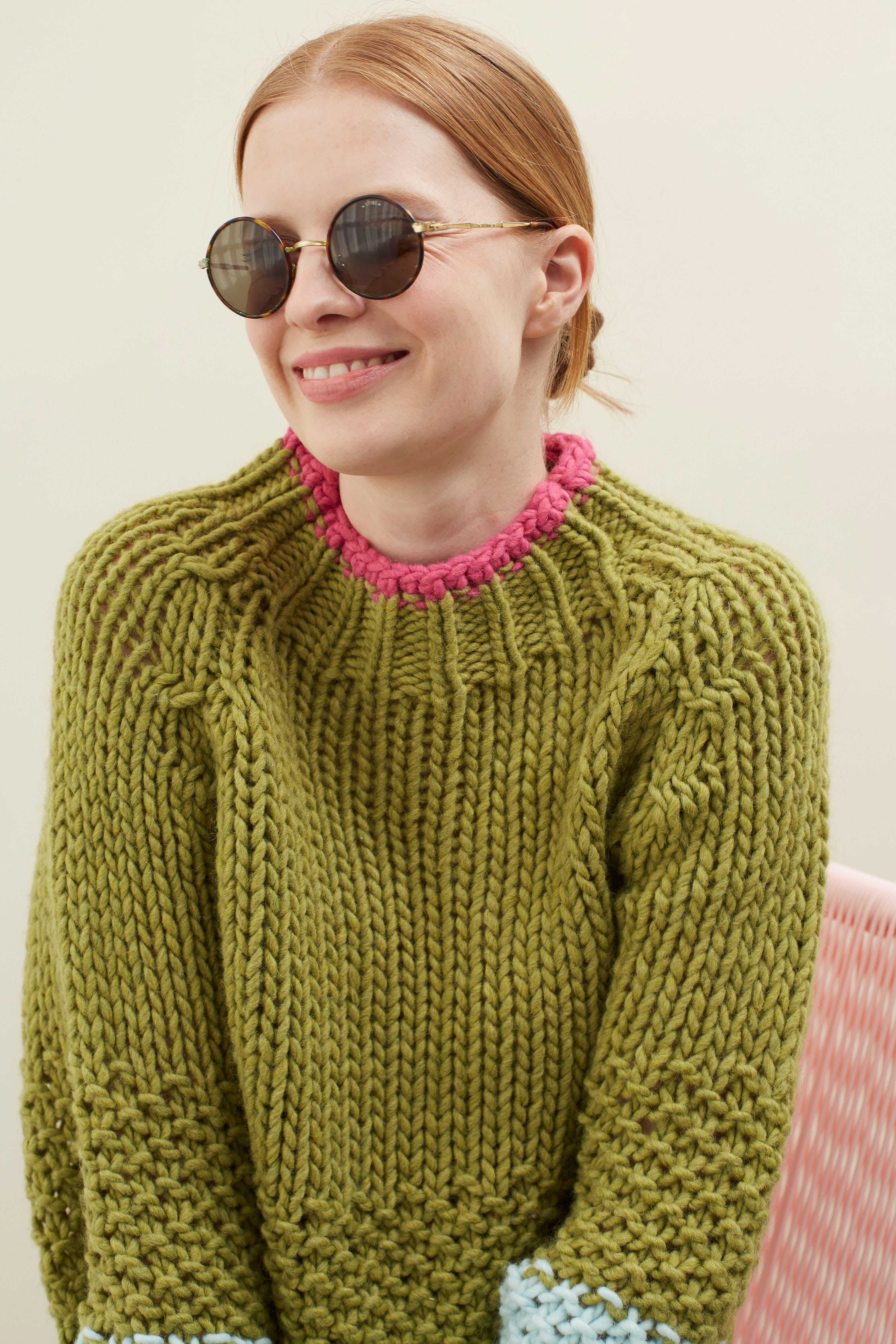 Pistachio Tamborito Sweater