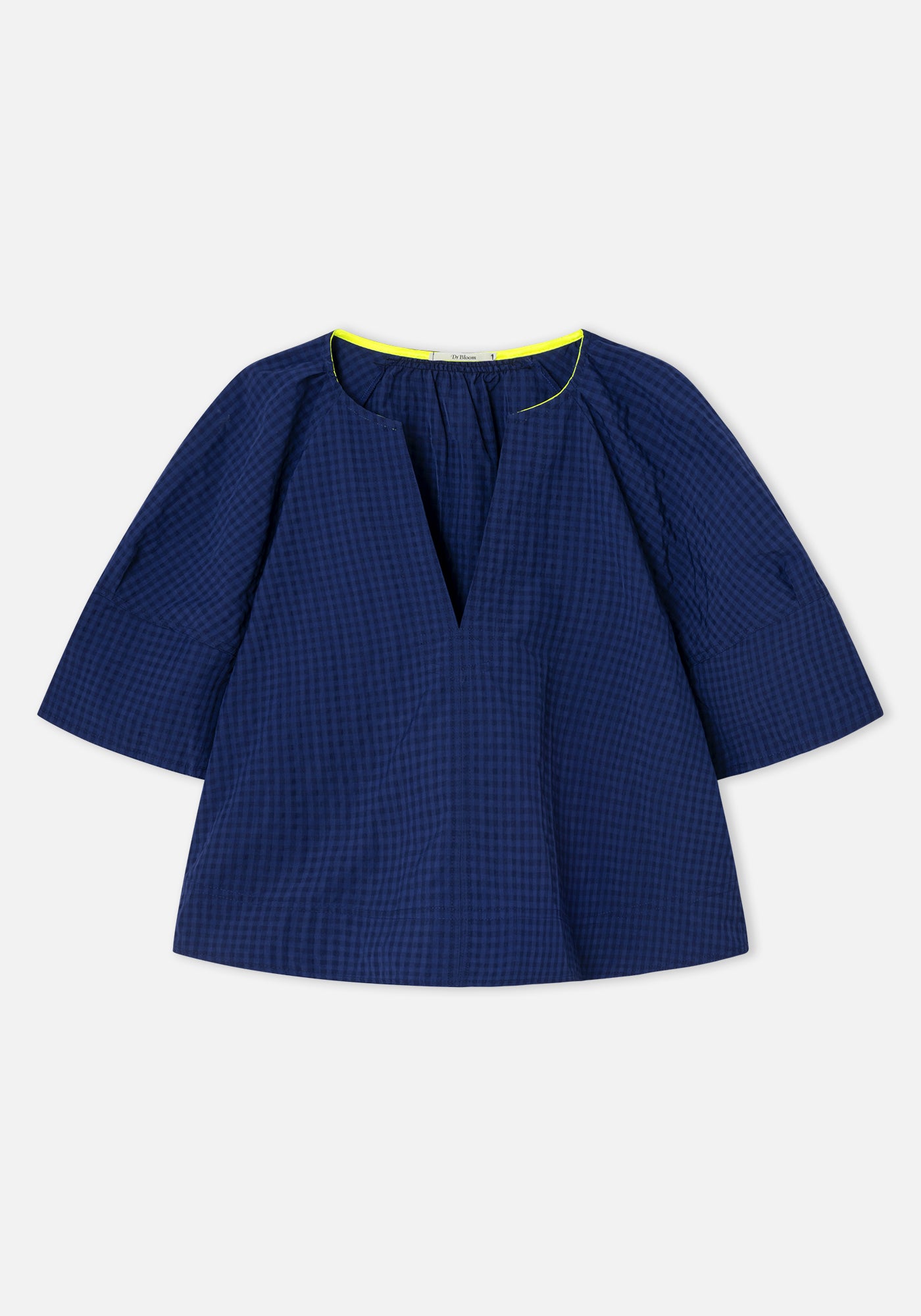 Vichy Blue Soplo Blouse