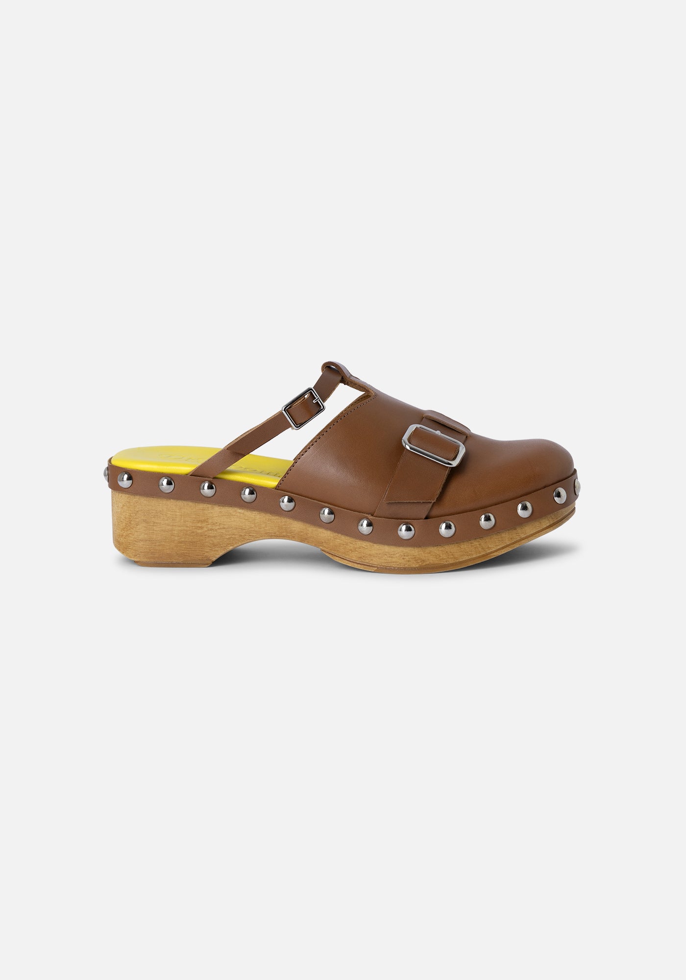 Camel Leather Beso Clog