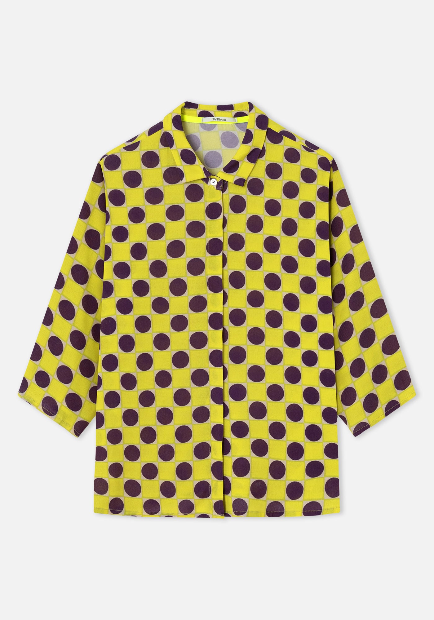 Camisa Gotas Amarillo