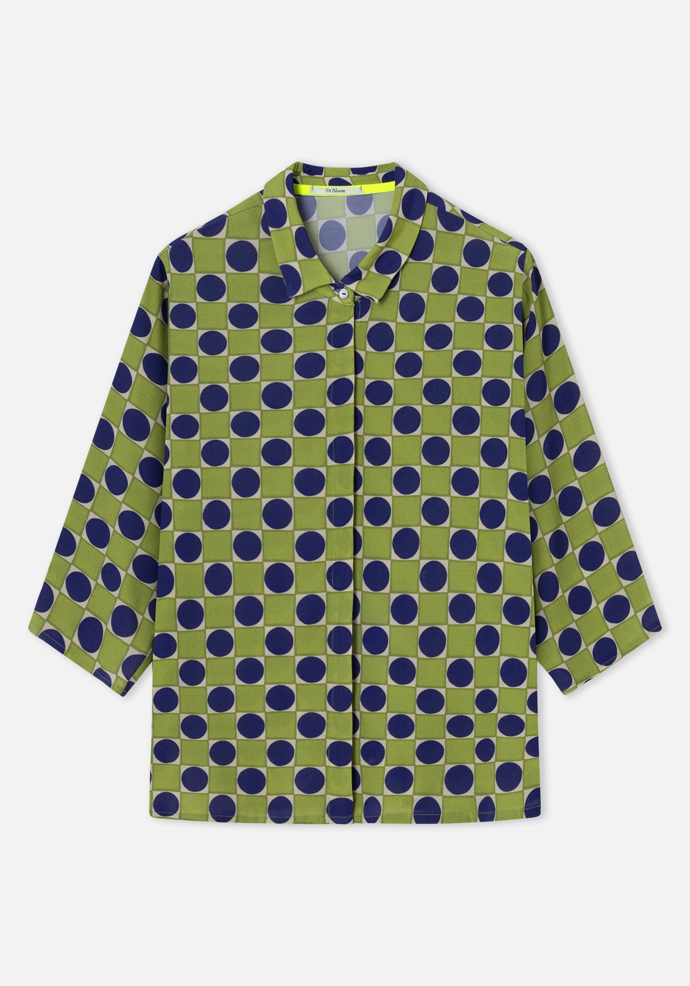 Camisa Gotas Verde