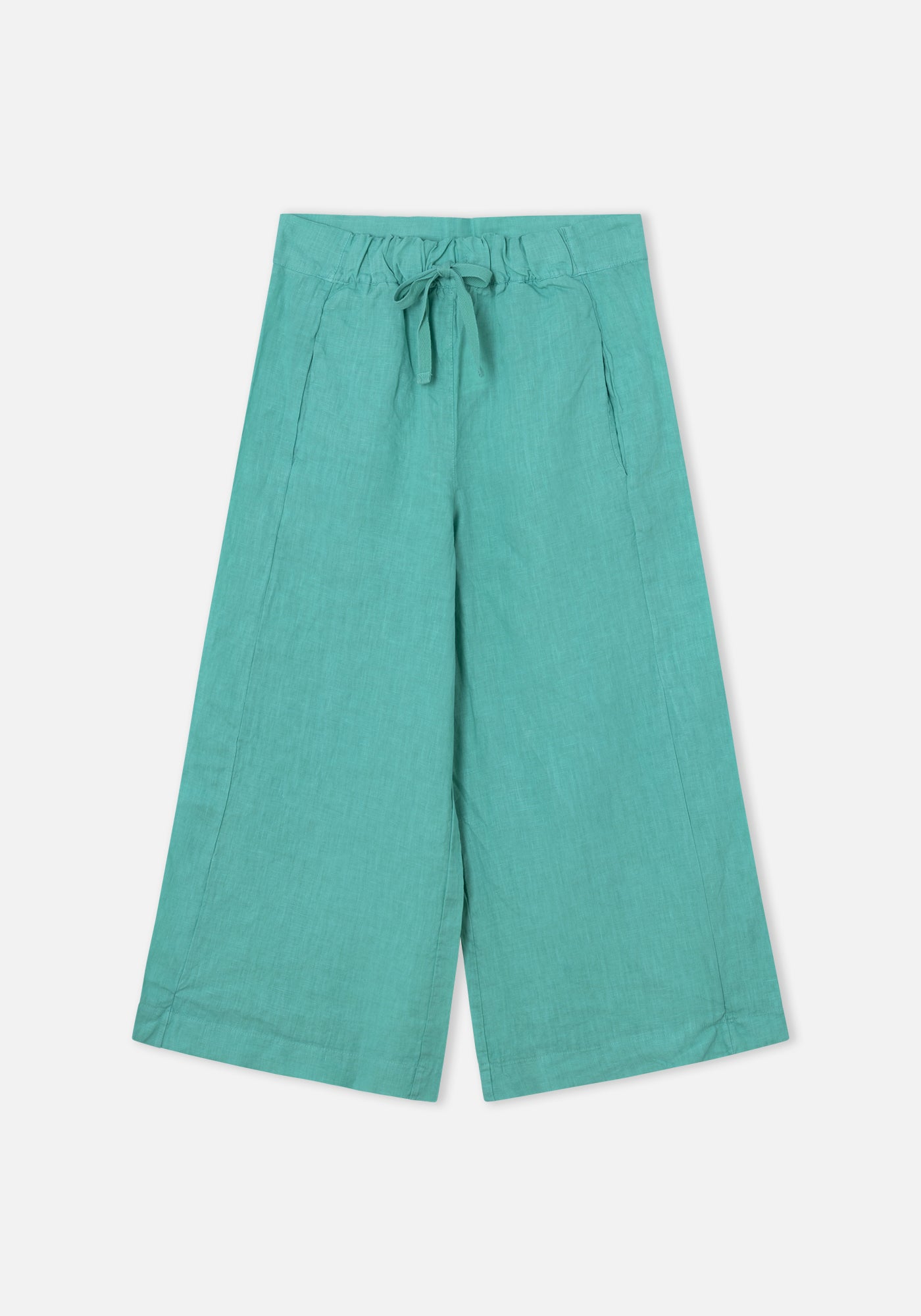 Emerald Linen Bomba Pants