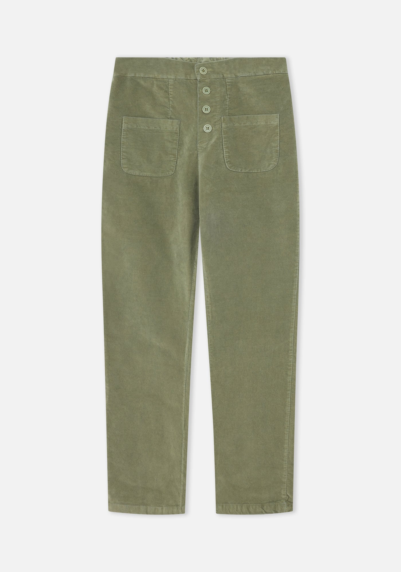 Pantalón Flow  Terciopelo Verde