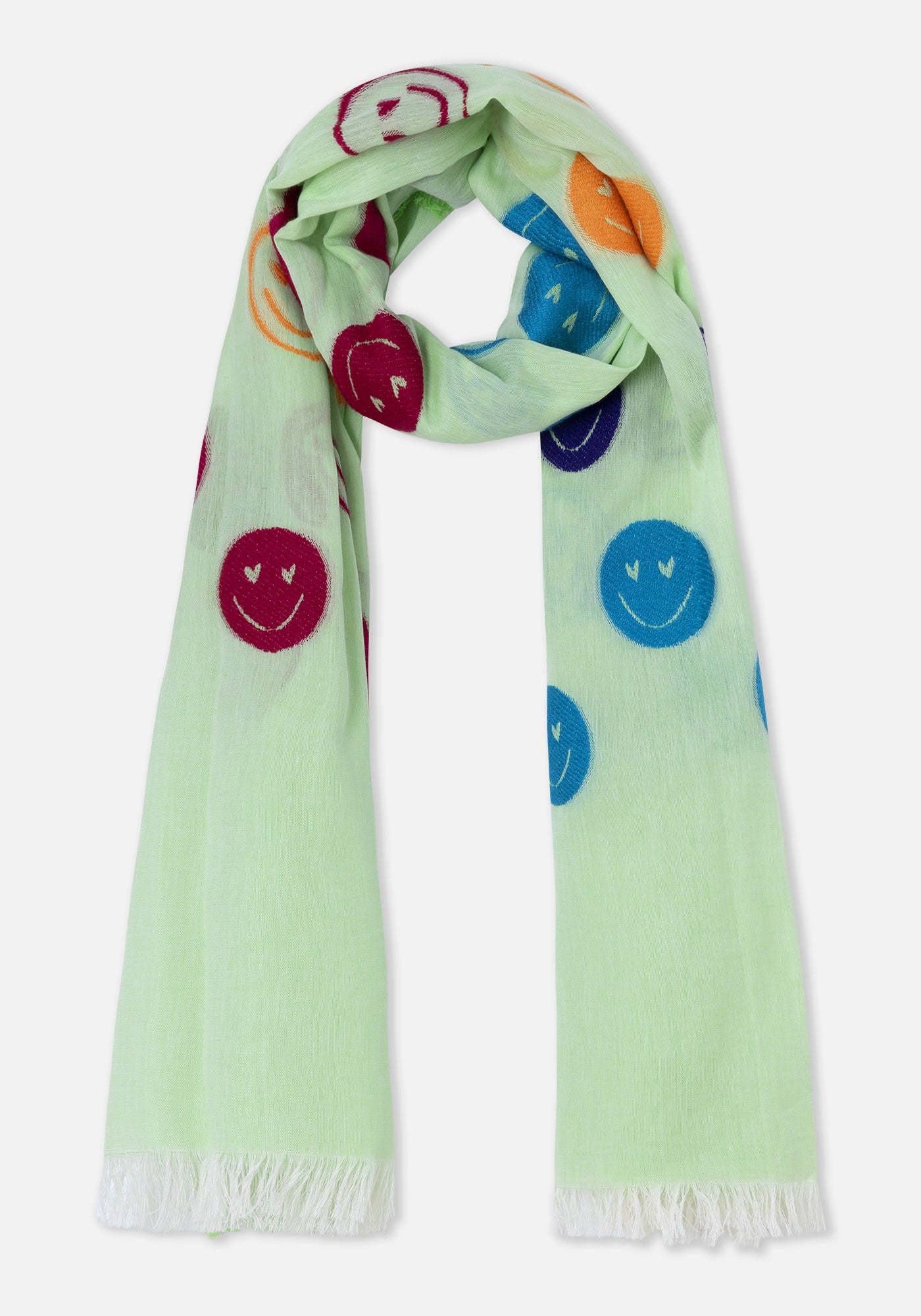 Foulard Smiley Verde