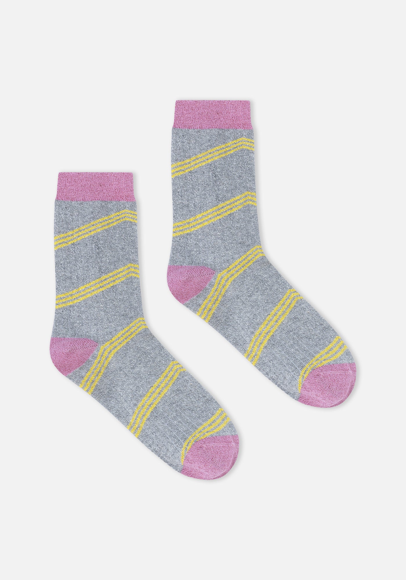 Colajet Lúrex Socken Grau