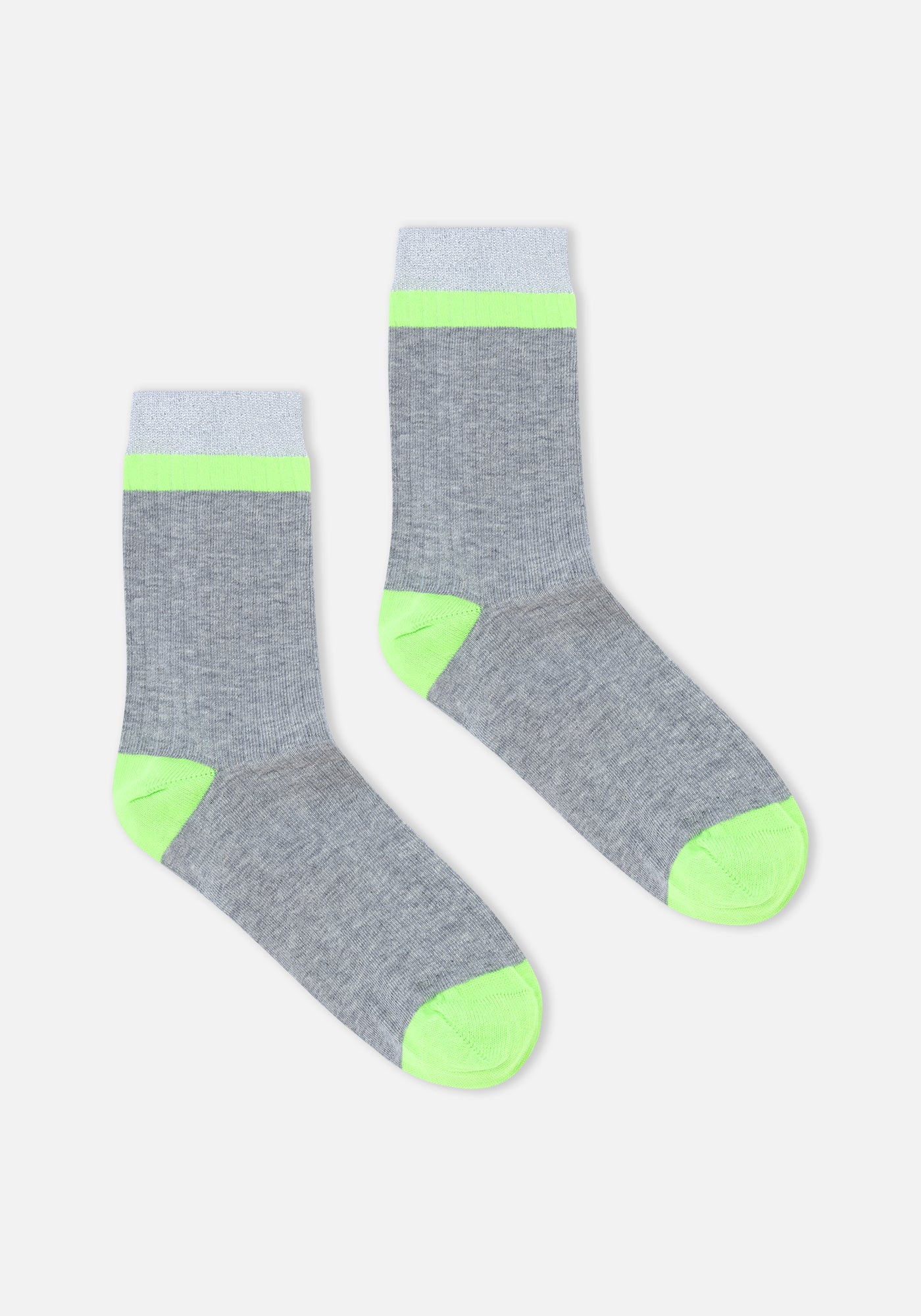 Chaussettes Crocanti Lúrex Gris