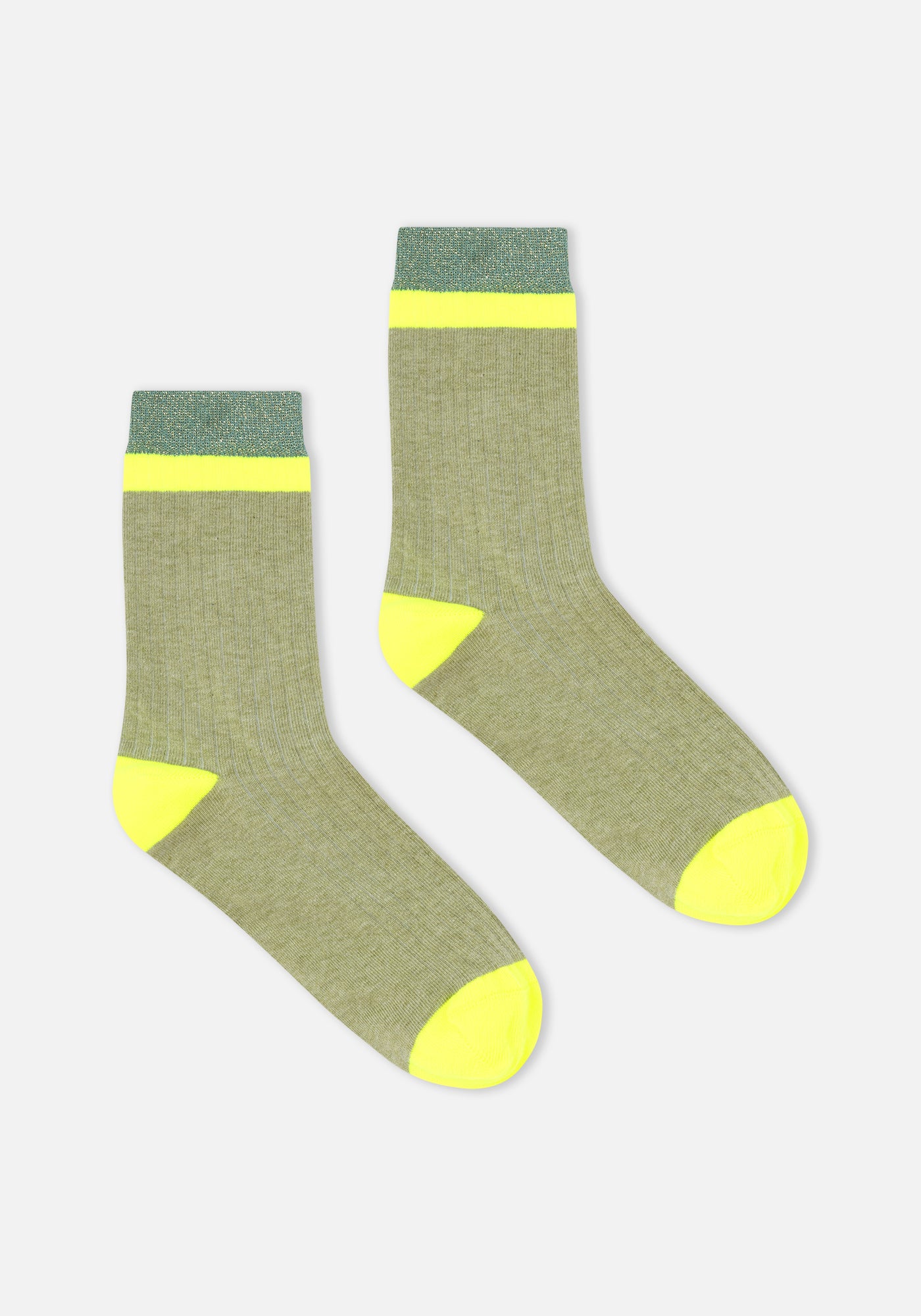 Green Lurex Crocanti Socks 