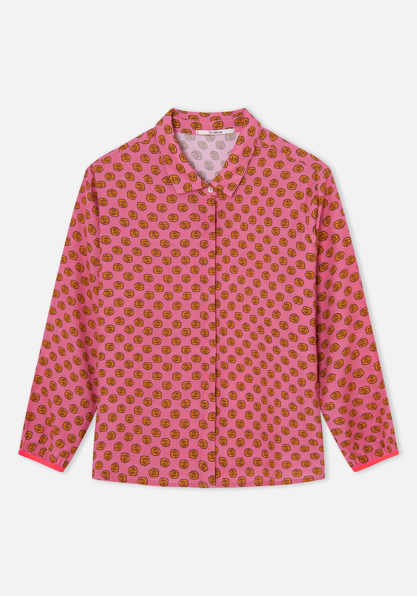 Camisa Rosas Rosa