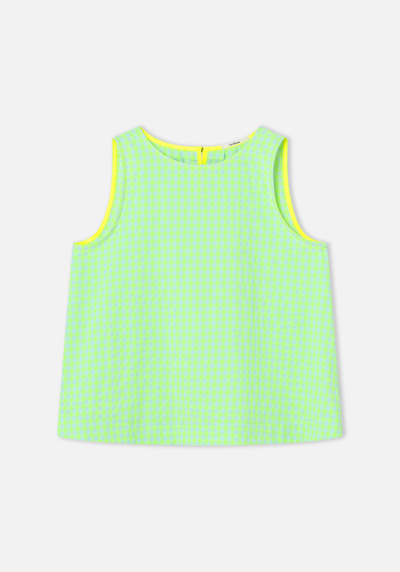 Neon Green Vichy Top