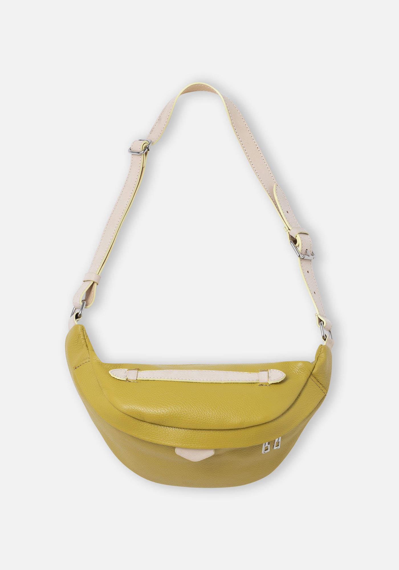 Bolso Riñonera Piel Pistacho