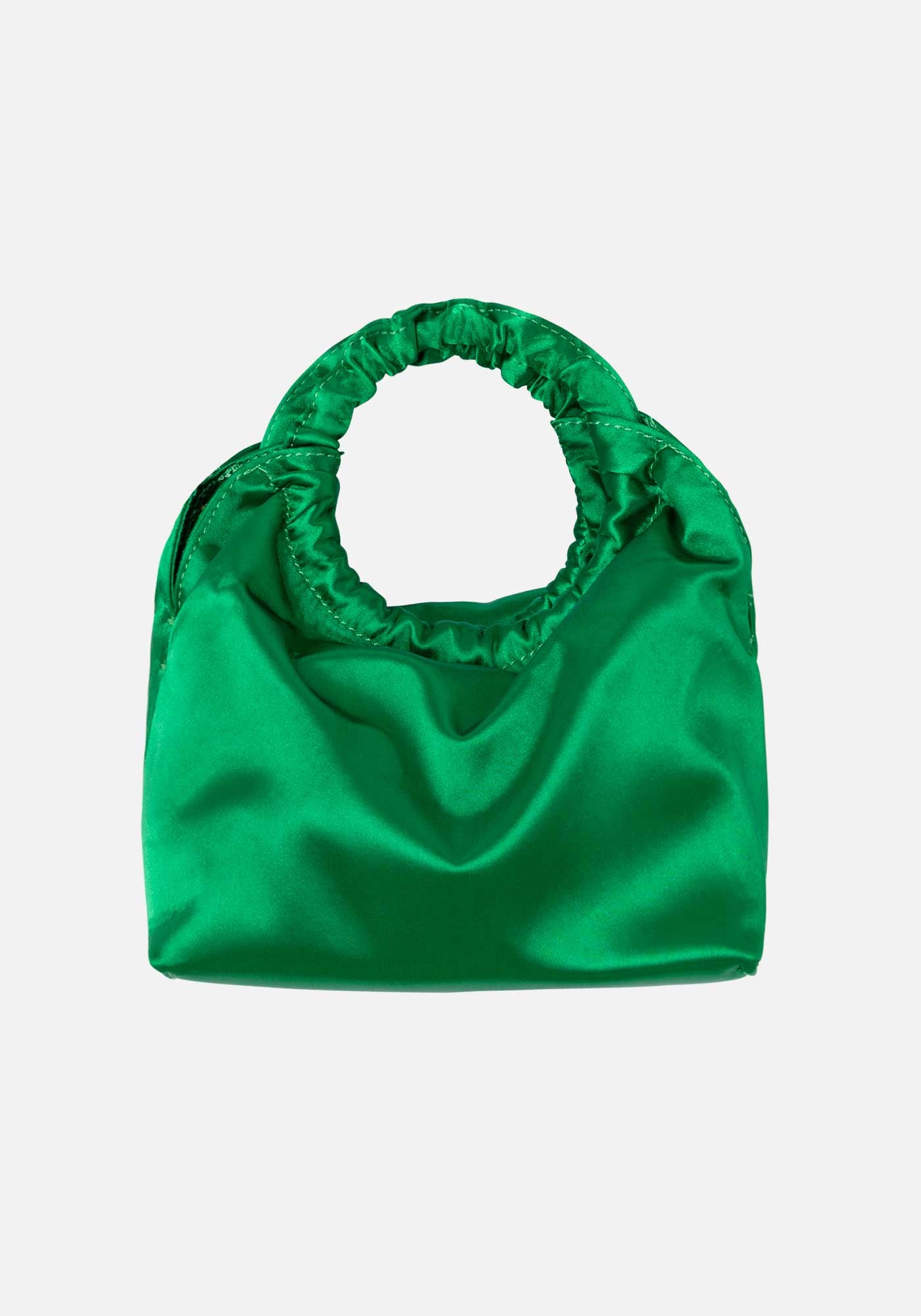 Green Satin Bag